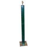 Faux Malachite Standing Floor Lamp