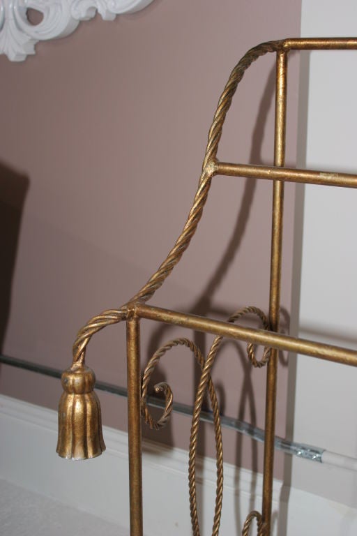 Tassel Towel Bar or  Stand In Good Condition In New York, NY
