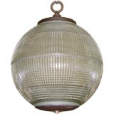Vintage Large scale glass sphere hanging light