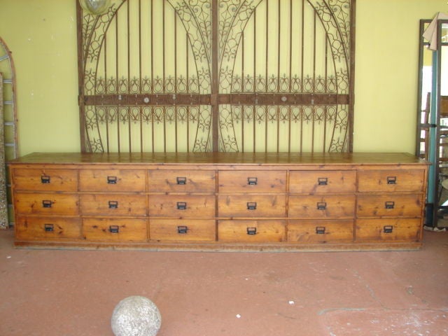 Massive tailor's sideboard