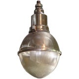 Vintage Large industrial hanging pendant light