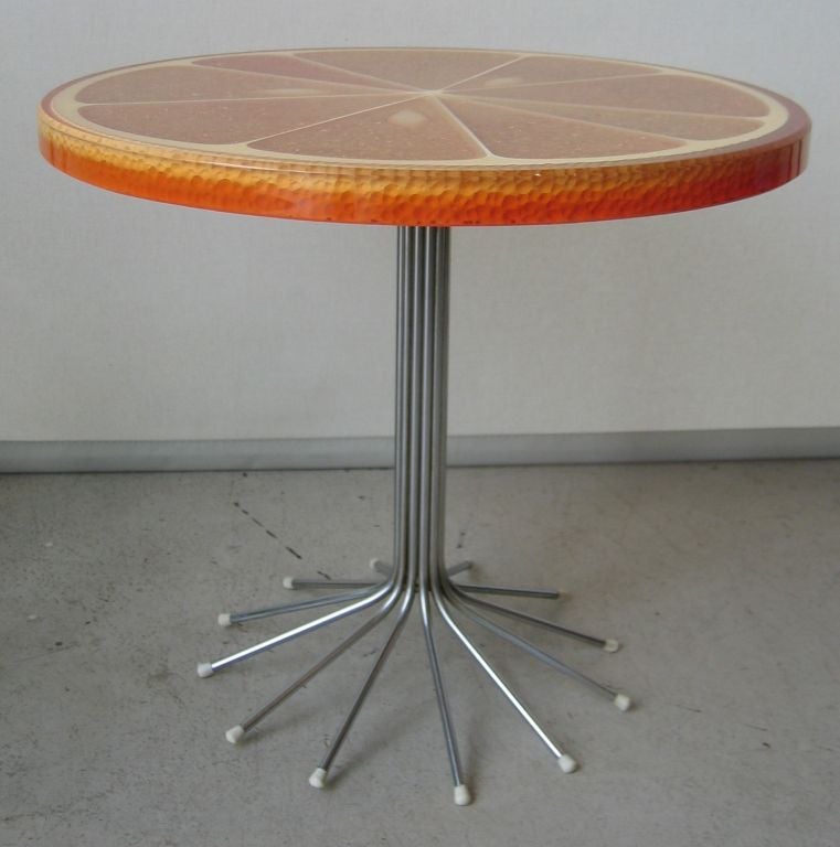 brody orange slice table