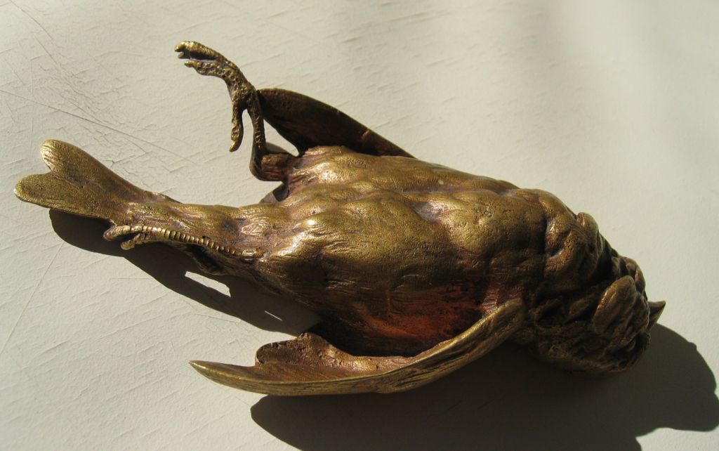 19th Century L'Oiseau Mort by Paul Comolera For Sale