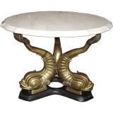 Brass, Bronze & Marble Low Table