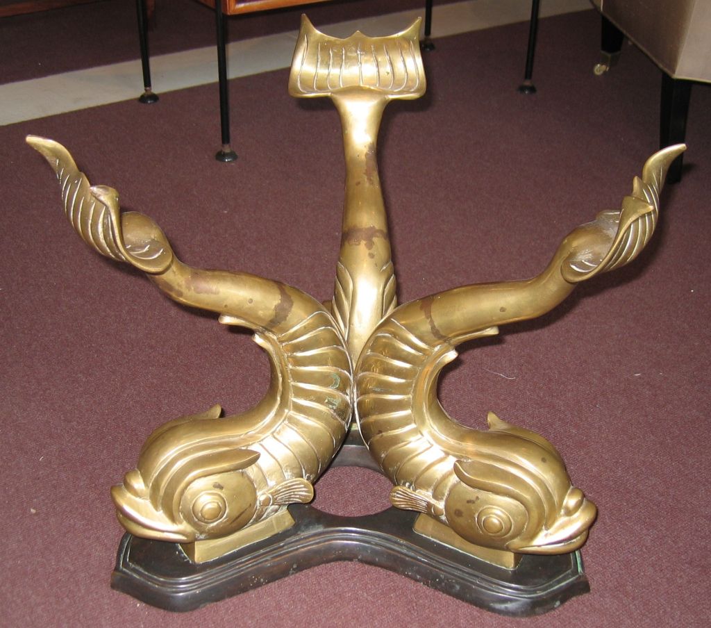 Brass, Bronze & Marble Low Table