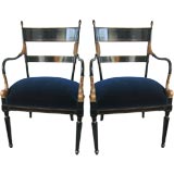 Pair of Empire-style Arm Chairs