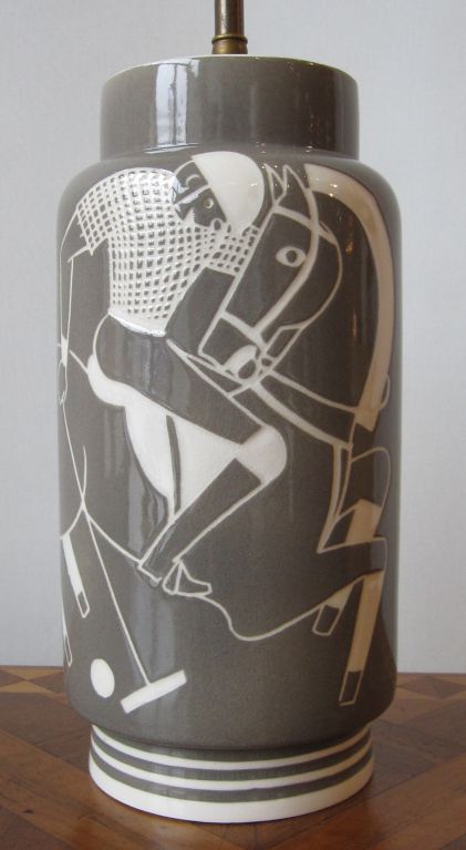 Waylande Gregory Polo Player Lamp