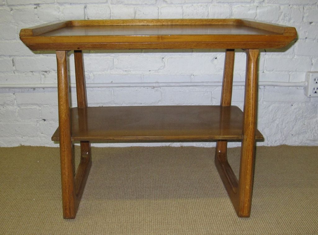 French Oak Side Table