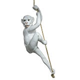 Hanging Ceramic Monkey Sculpture