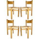 Set of 4 Charlotte Perriand Chairs