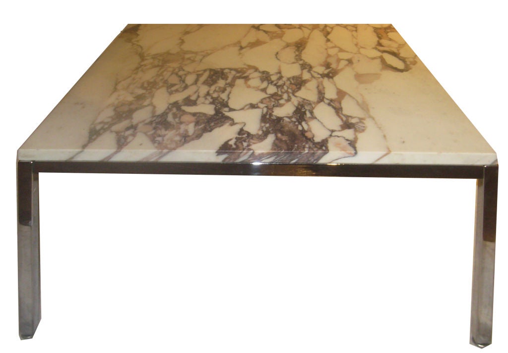 Marble top Florence Knoll coffee/side table