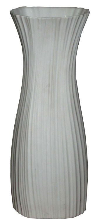 Sinuous Rosenthal  bisque vase