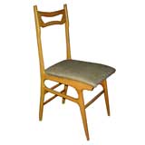 Set of six dining chairs