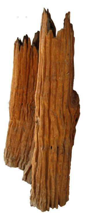 Thai Sculptural screen made by an antique bark/trunk