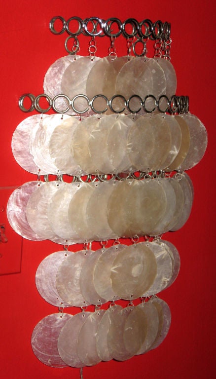 Rare pair of verner Panton 60' wall sconces