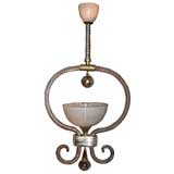 Whimsical blown glass Venetian Venini chandelier