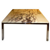 Marble top Florence Knoll coffee/side table