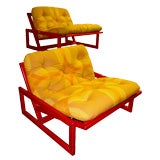 1967 "Carlotta"  A & Tobia Scarpa armchairs for Cassina
