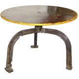 Vintage Industrial table full of charachter