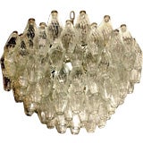 Venetian glass "poliedri"  chandelier