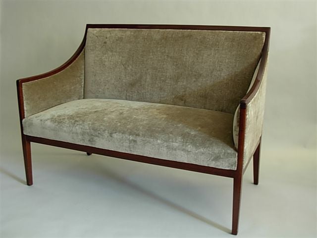 A  Settee in style of Jean -Michel Frank