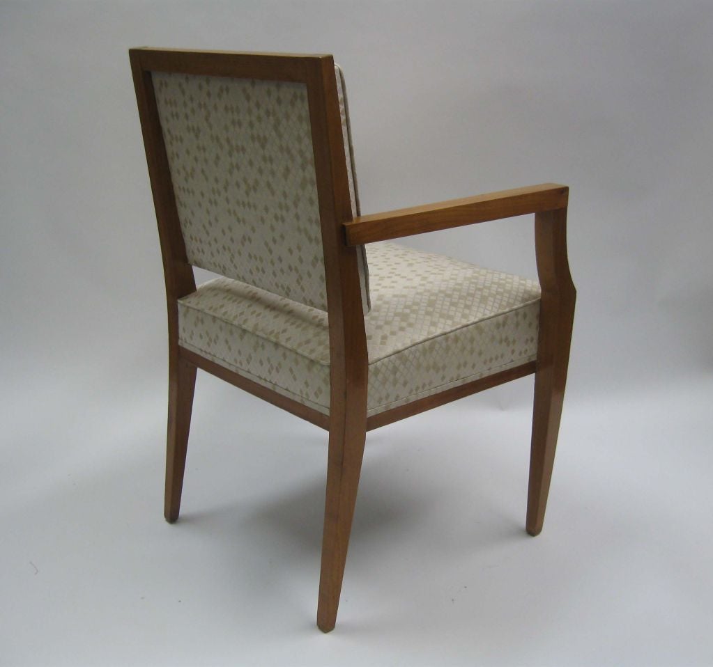 Two 1940's Fruitwood Armchairs