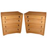 Pair of Moderne Bachelor Chest