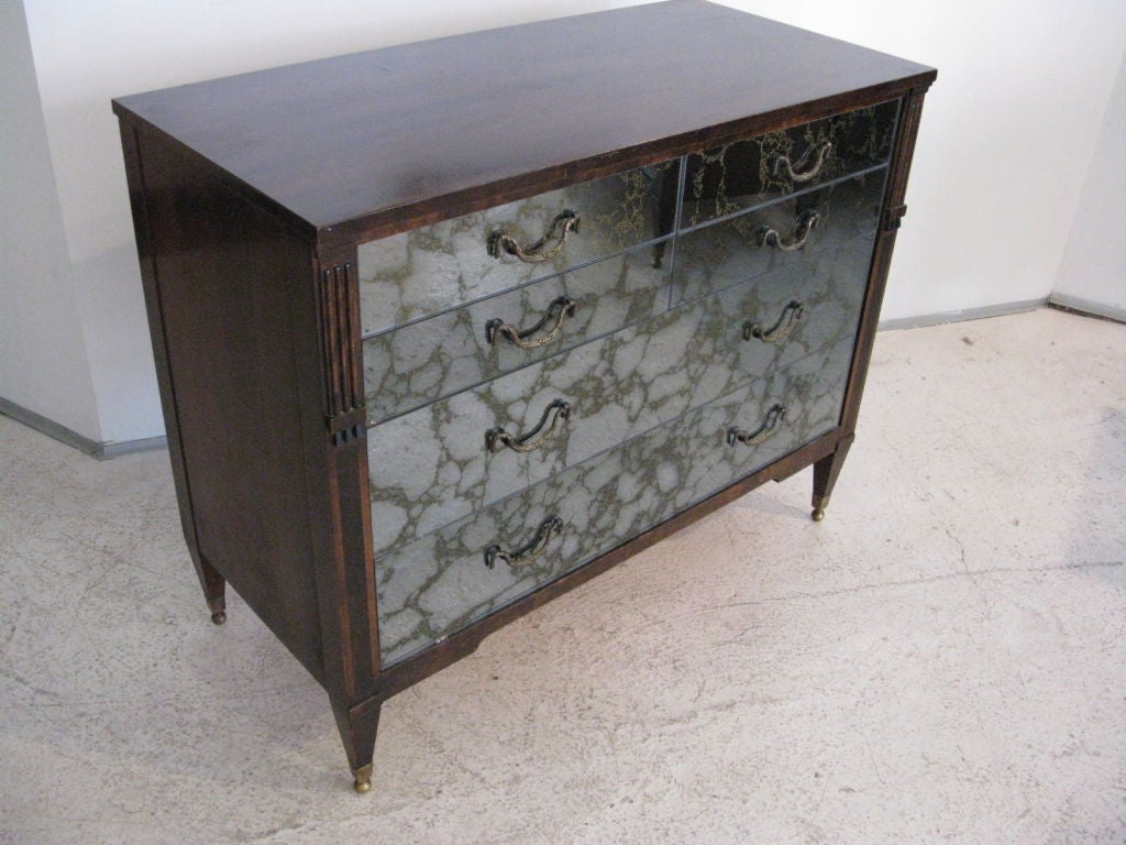 Pair of  Mahogany French Style Chest of Drawers by Beacon Hill