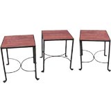 Set of Three French Low Tables