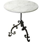French Wrought Iron Table