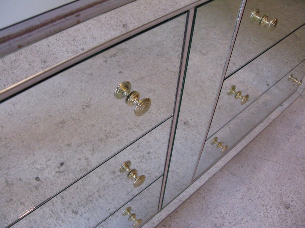 Mirrored Glass Dresser 2