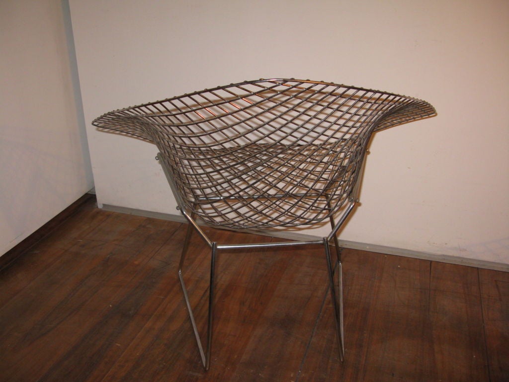 Pair of Diamond Chairs by H.Bertoia 2