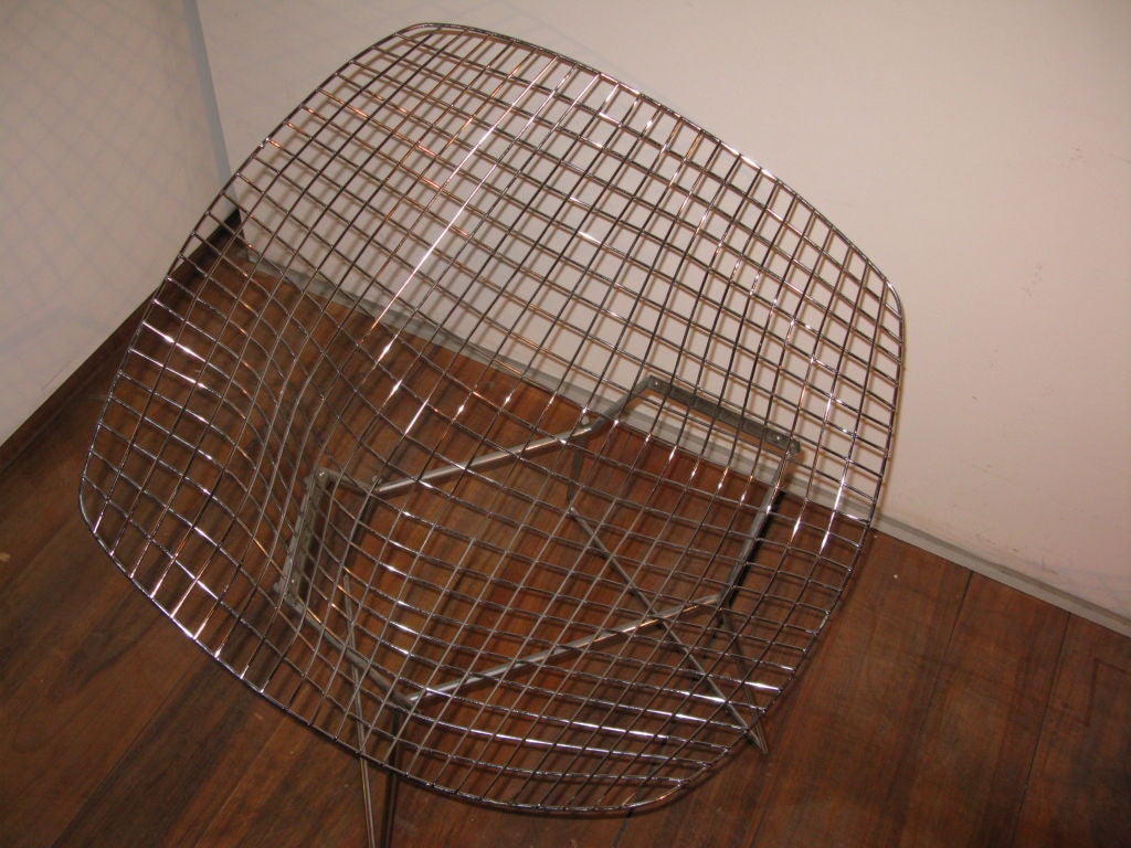 Pair of Diamond Chairs by H.Bertoia 1