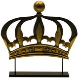Bronze Crown on Iron Stand