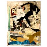 The Traveler, Mixed Media on canvas by G. Wahl