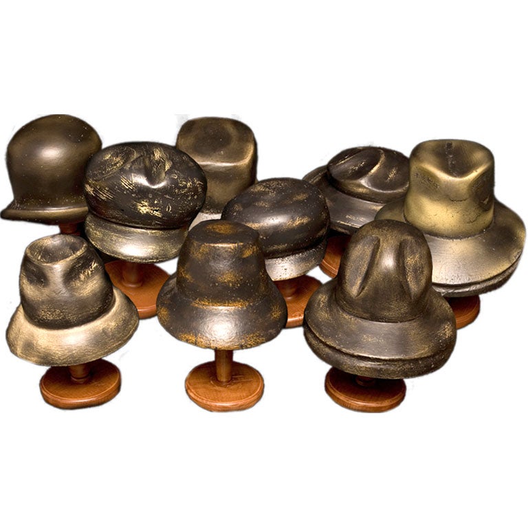 Wooden hat molds