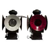 Pair of Train Station Lights