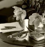 Winston Churchill’s Desktop, in his study, Chartwell, Kent