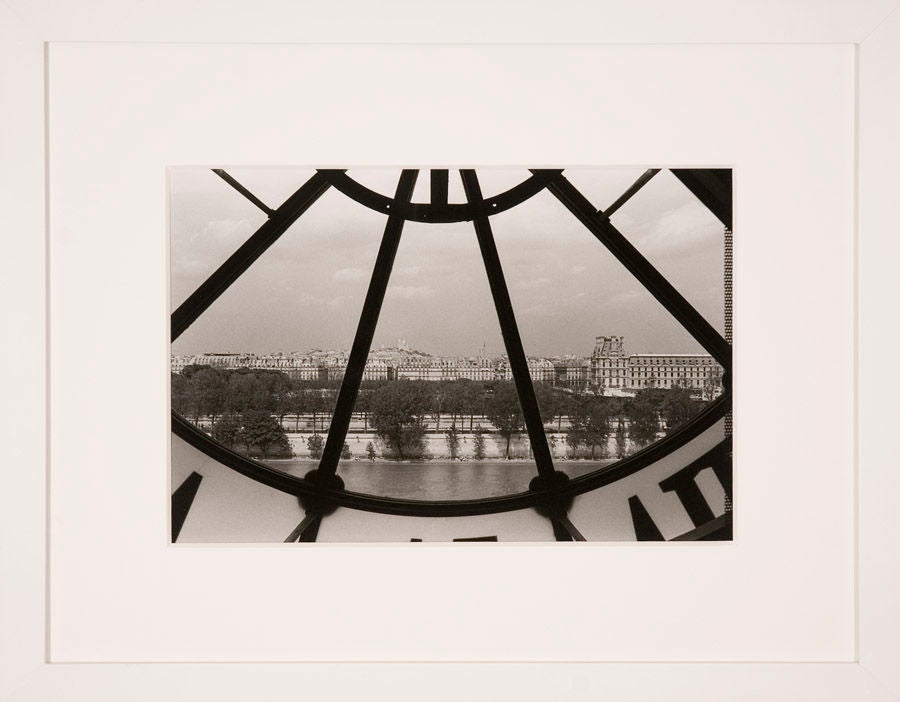 This beautiful photograph was taken of the famous clock at Paris' Musée D'Orsay, a relic from the time when the museum was a train station.<br />
<br />
Available in two sizes: 48x32