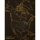 Double-Sided North & South America Educational Plate