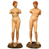 Male & Female Nude Statues