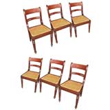 Set of Anglo-Colonial Mahogany Dining Chairs