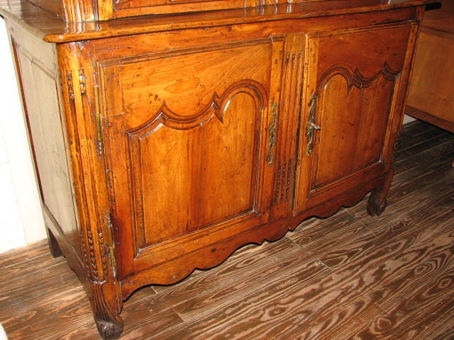 18th Century Normandy Oak Buffet a Deux Corps