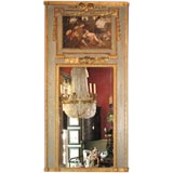 Louis XVI Painted and Gilded Trumeau