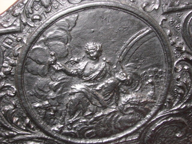 Early 18th Century French Fireback