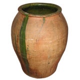 Antique 19th Century French Olive Jar