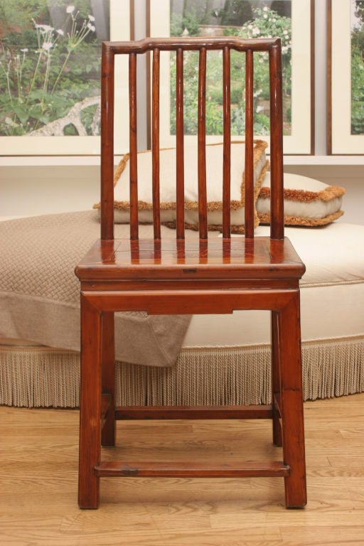 Chinese Wood Pencil Chair