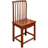 Antique Chinese Wood Pencil Chair