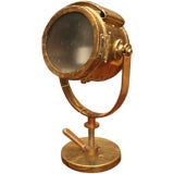 Antique Nautical Brass Searchlight