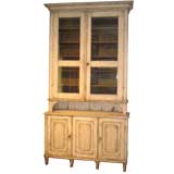 18th Century Gustavian Two-Piece Cabinet